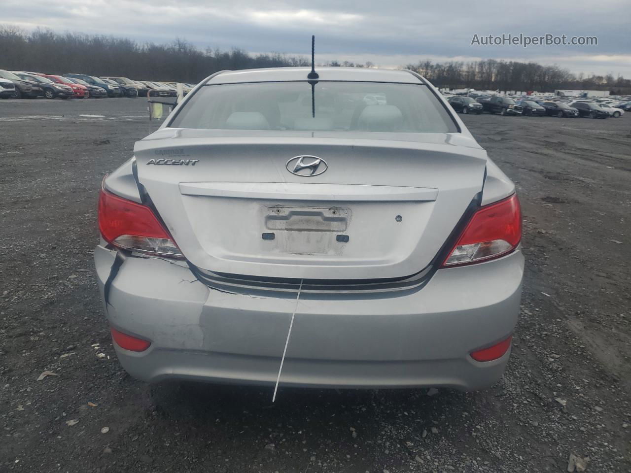 2017 Hyundai Accent Se Silver vin: KMHCT4AE1HU330929