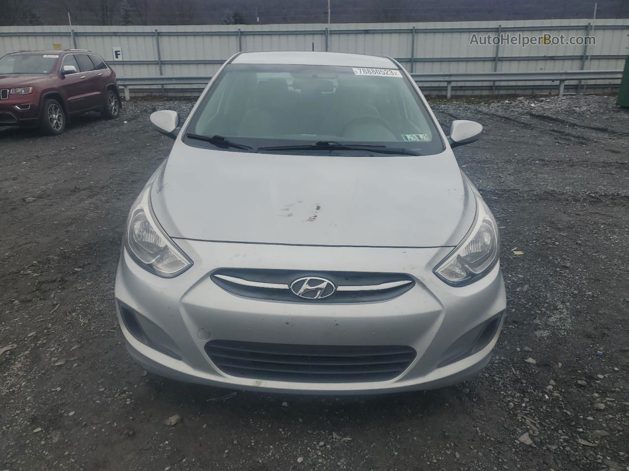 2017 Hyundai Accent Se Silver vin: KMHCT4AE1HU330929