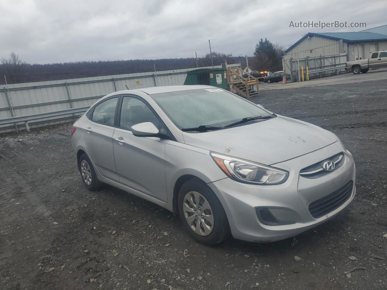 2017 Hyundai Accent Se Silver vin: KMHCT4AE1HU330929