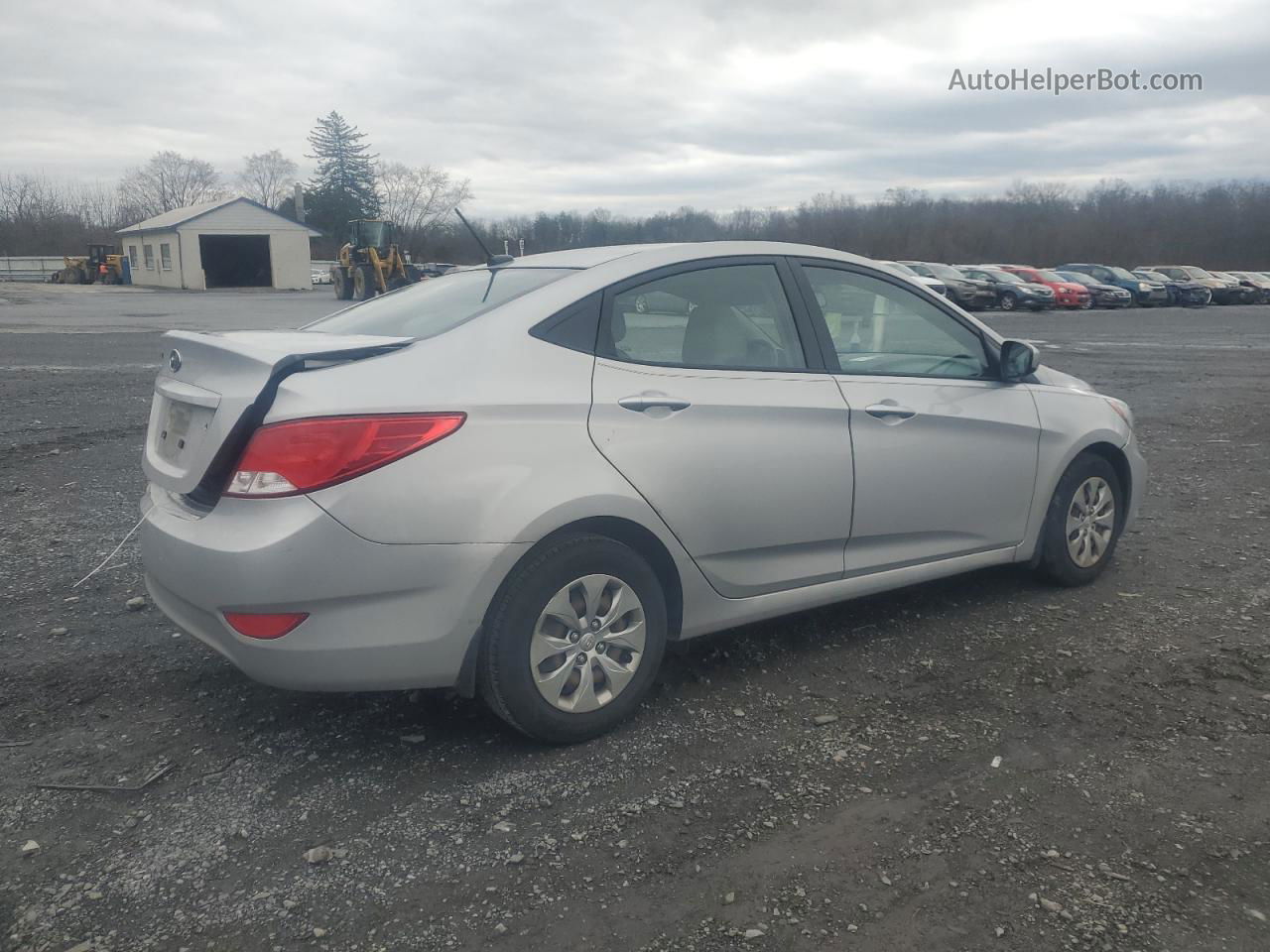 2017 Hyundai Accent Se Silver vin: KMHCT4AE1HU330929