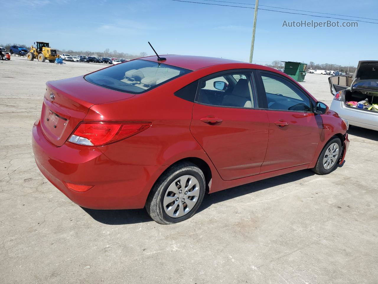 2017 Hyundai Accent Se Red vin: KMHCT4AE1HU373134