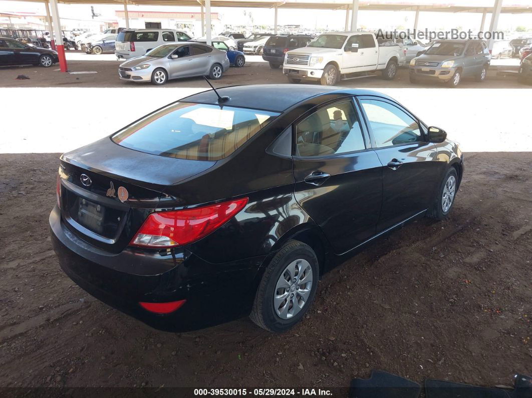 2017 Hyundai Accent Se Черный vin: KMHCT4AE1HU387213