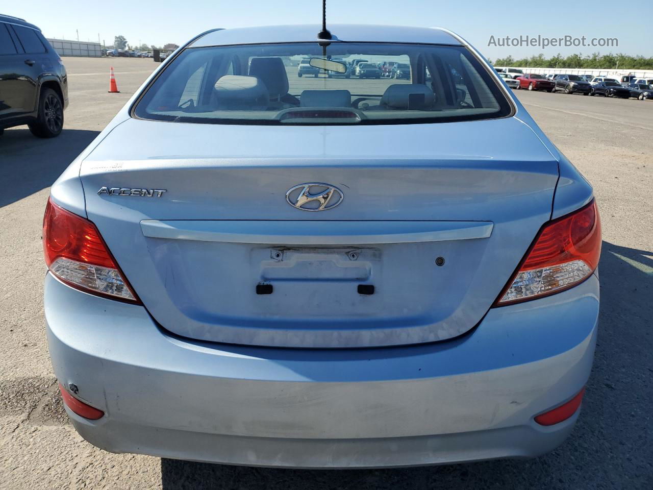 2013 Hyundai Accent Gls Синий vin: KMHCT4AE2DU326303