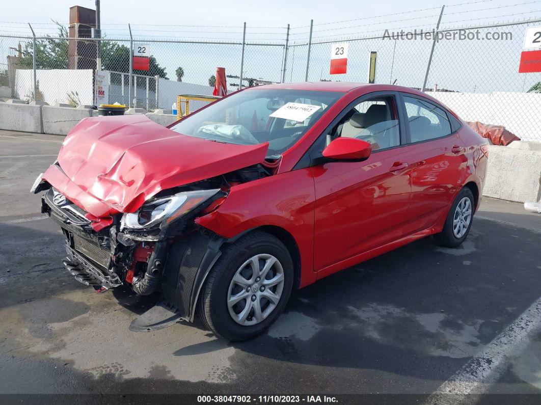 2013 Hyundai Accent Gls Red vin: KMHCT4AE2DU402778