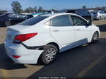 2013 Hyundai Accent Gls White vin: KMHCT4AE2DU460082