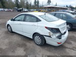 2013 Hyundai Accent Gls White vin: KMHCT4AE2DU460986