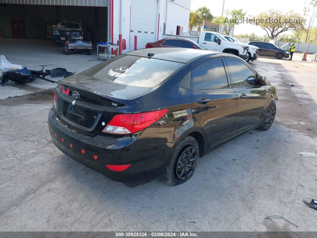 2013 Hyundai Accent Gls Black vin: KMHCT4AE2DU568475