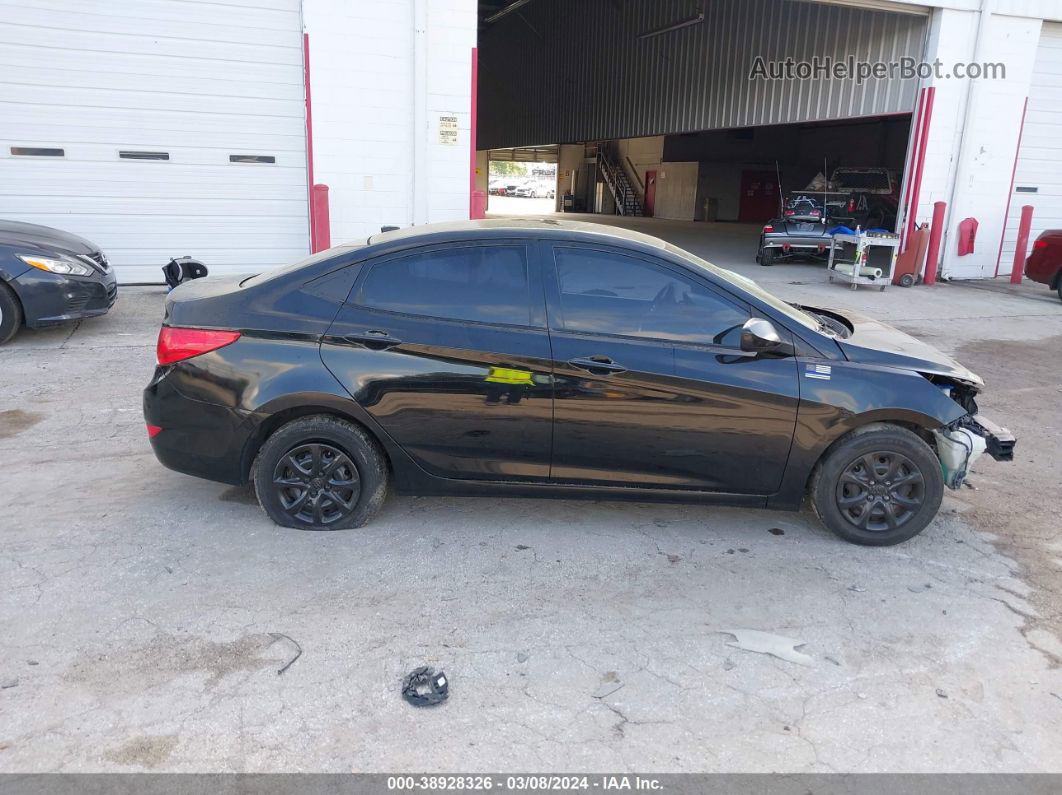 2013 Hyundai Accent Gls Black vin: KMHCT4AE2DU568475