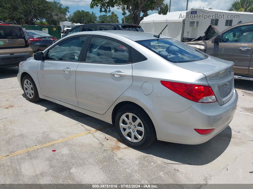 2014 Hyundai Accent Gls Silver vin: KMHCT4AE2EU660901