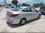 2014 Hyundai Accent Gls Silver vin: KMHCT4AE2EU660901