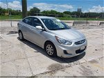 2014 Hyundai Accent Gls Silver vin: KMHCT4AE2EU660901