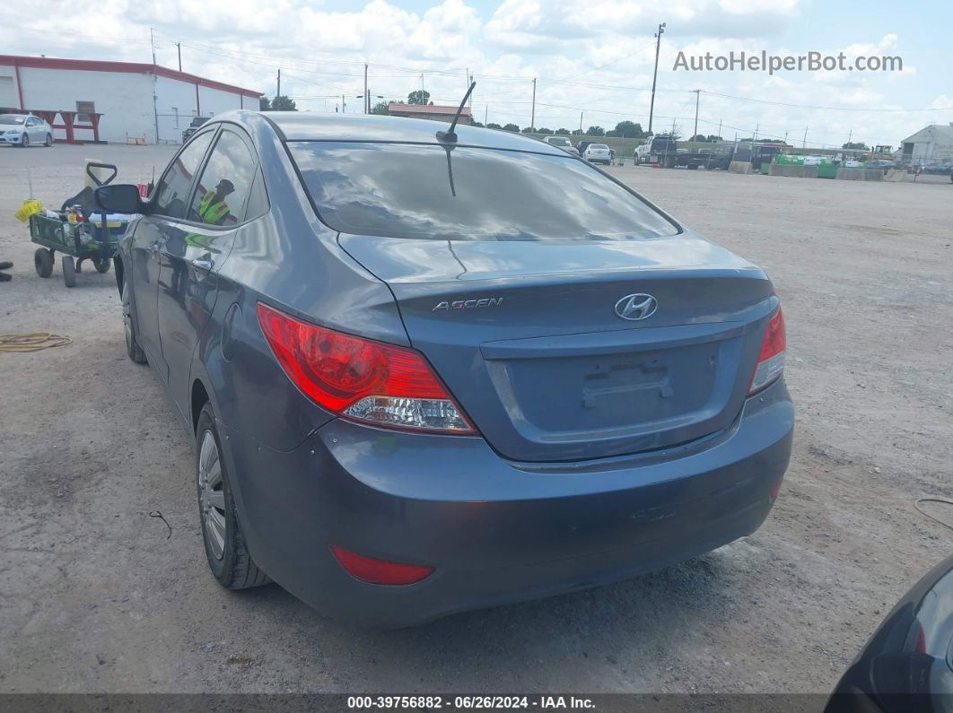 2014 Hyundai Accent Gls Gray vin: KMHCT4AE2EU732437