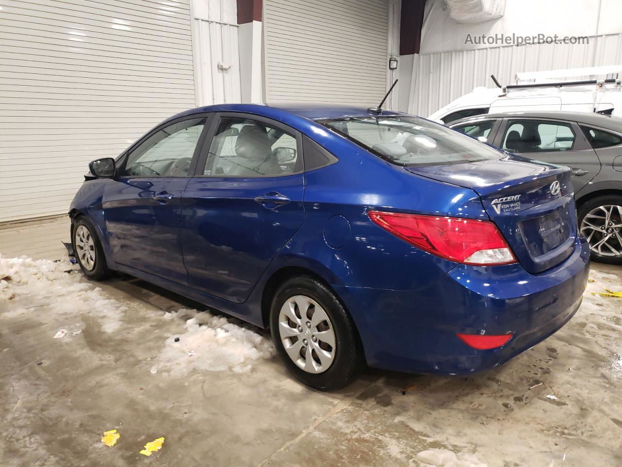 2015 Hyundai Accent Gls Blue vin: KMHCT4AE2FU795569