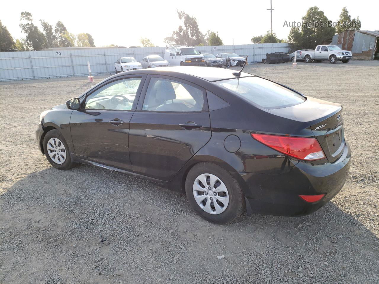 2015 Hyundai Accent Gls Черный vin: KMHCT4AE2FU805890