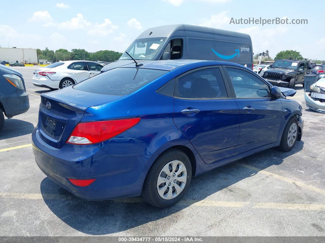 2015 Hyundai Accent Gls Blue vin: KMHCT4AE2FU833396