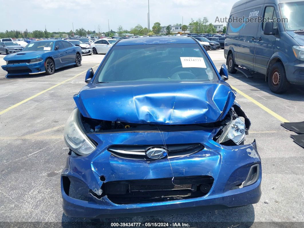 2015 Hyundai Accent Gls Blue vin: KMHCT4AE2FU833396