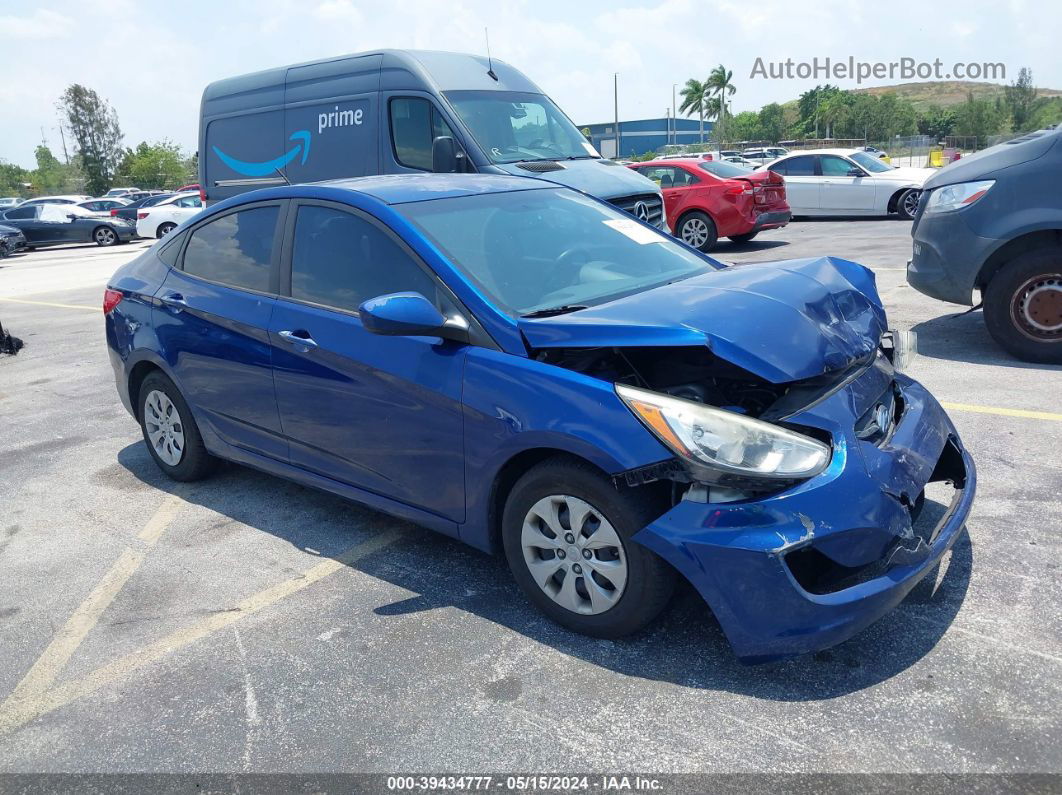 2015 Hyundai Accent Gls Blue vin: KMHCT4AE2FU833396