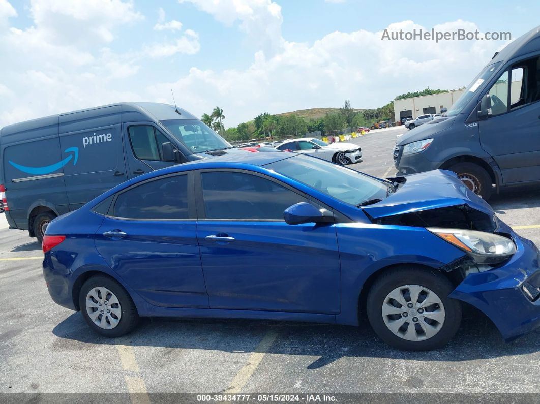 2015 Hyundai Accent Gls Blue vin: KMHCT4AE2FU833396