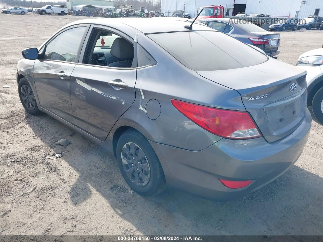 2015 Hyundai Accent Gls Gray vin: KMHCT4AE2FU834936