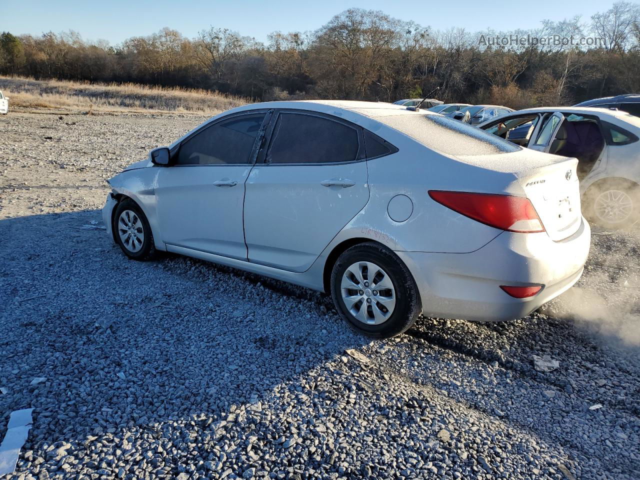 2015 Hyundai Accent Gls Silver vin: KMHCT4AE2FU839358