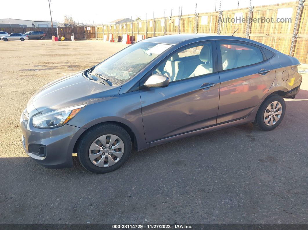 2015 Hyundai Accent Gls Gray vin: KMHCT4AE2FU885000