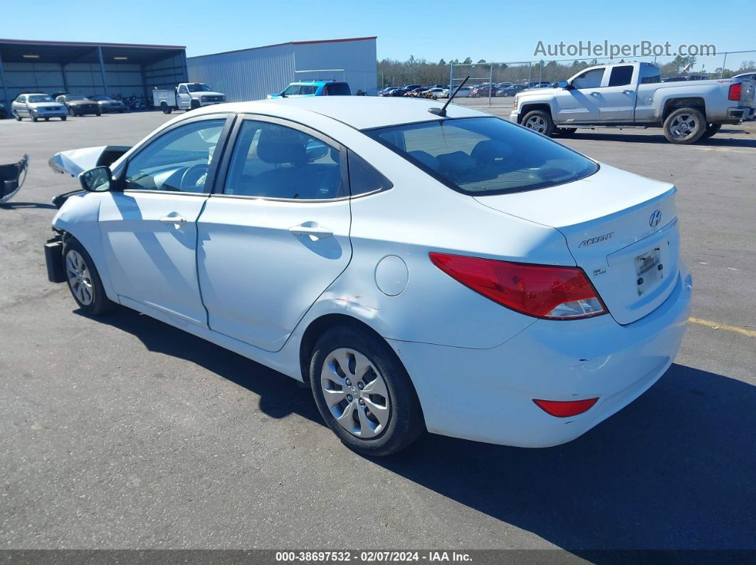 2015 Hyundai Accent Gls Белый vin: KMHCT4AE2FU893078