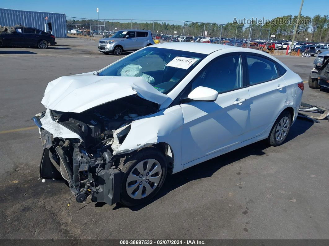 2015 Hyundai Accent Gls Белый vin: KMHCT4AE2FU893078