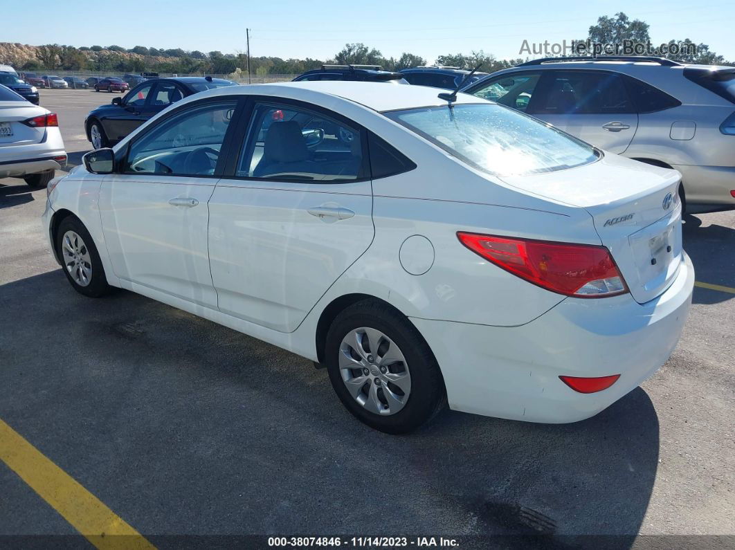 2015 Hyundai Accent Gls White vin: KMHCT4AE2FU897440