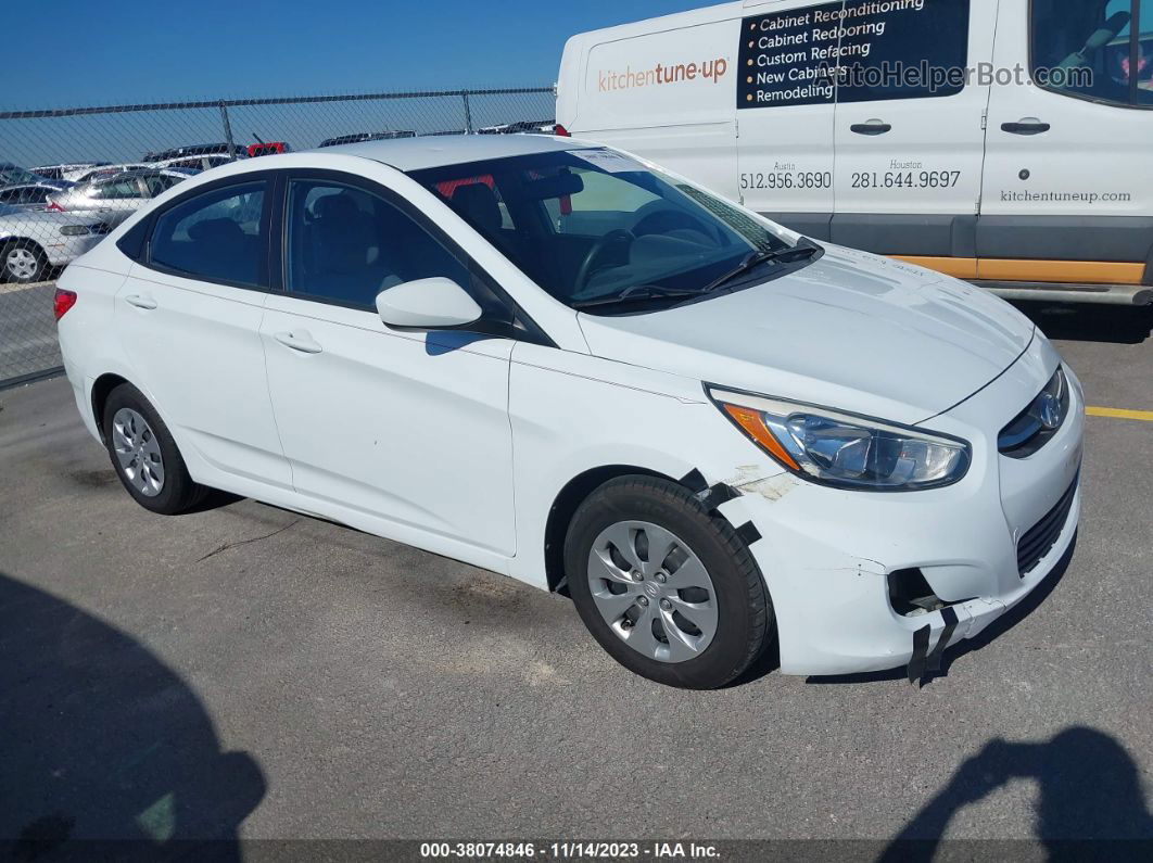 2015 Hyundai Accent Gls White vin: KMHCT4AE2FU897440