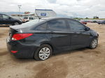 2015 Hyundai Accent Gls Black vin: KMHCT4AE2FU901406