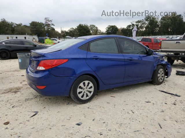 2015 Hyundai Accent Gls Blue vin: KMHCT4AE2FU908808