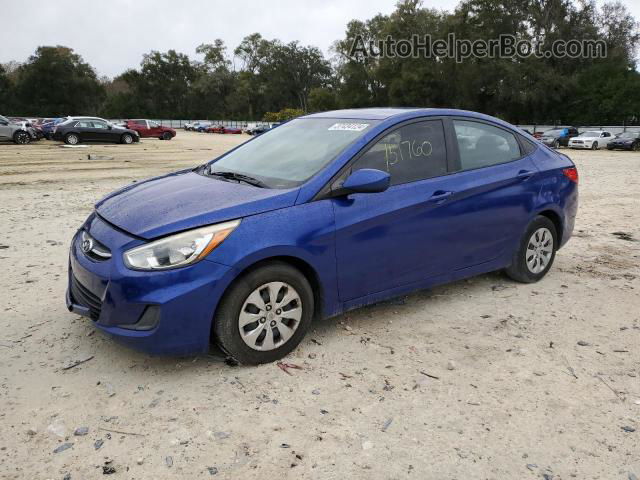 2015 Hyundai Accent Gls Blue vin: KMHCT4AE2FU908808