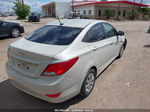 2015 Hyundai Accent Gls White vin: KMHCT4AE2FU936401