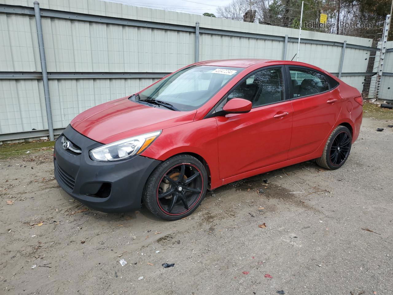 2016 Hyundai Accent Se Red vin: KMHCT4AE2GU002546