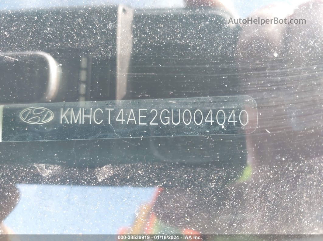 2016 Hyundai Accent Se White vin: KMHCT4AE2GU004040
