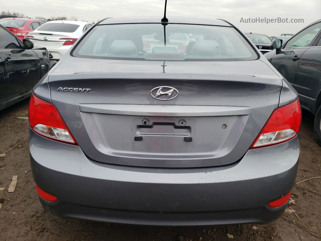 2016 Hyundai Accent Se Серый vin: KMHCT4AE2GU008427