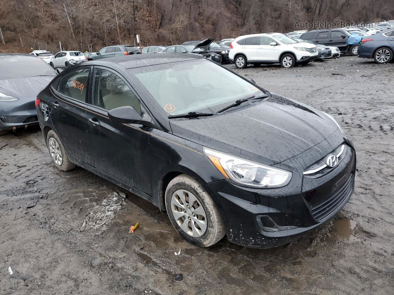 2016 Hyundai Accent Se Black vin: KMHCT4AE2GU081412