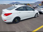 2016 Hyundai Accent Se White vin: KMHCT4AE2GU095438