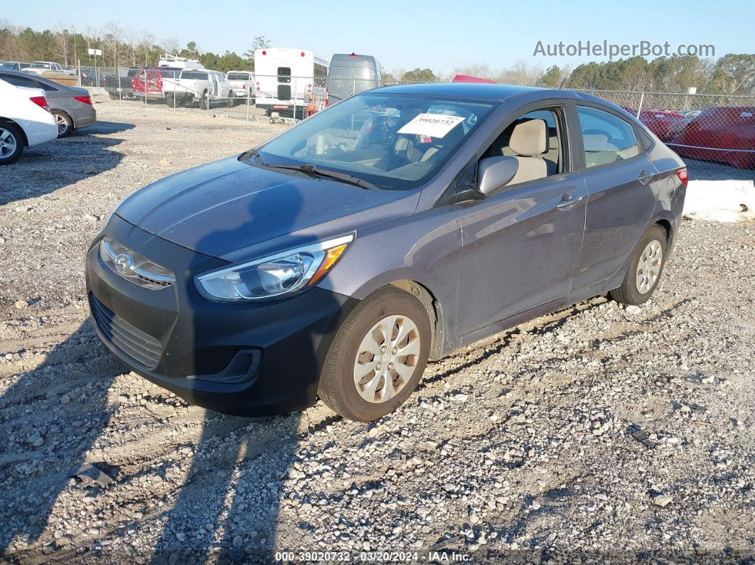 2016 Hyundai Accent Se Gray vin: KMHCT4AE2GU095827