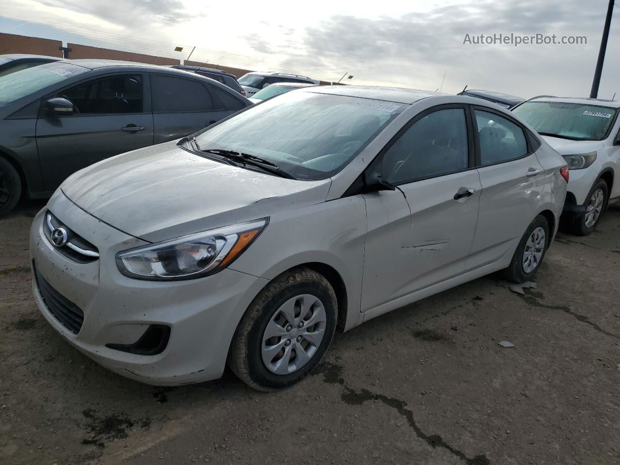 2016 Hyundai Accent Se White vin: KMHCT4AE2GU102775