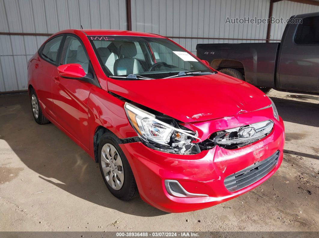 2016 Hyundai Accent Se Red vin: KMHCT4AE2GU112013