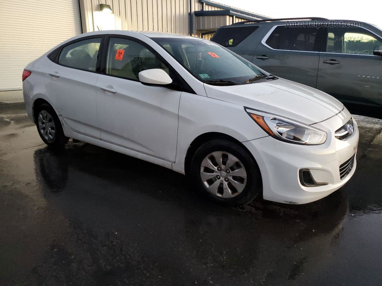 2016 Hyundai Accent Se Белый vin: KMHCT4AE2GU122153