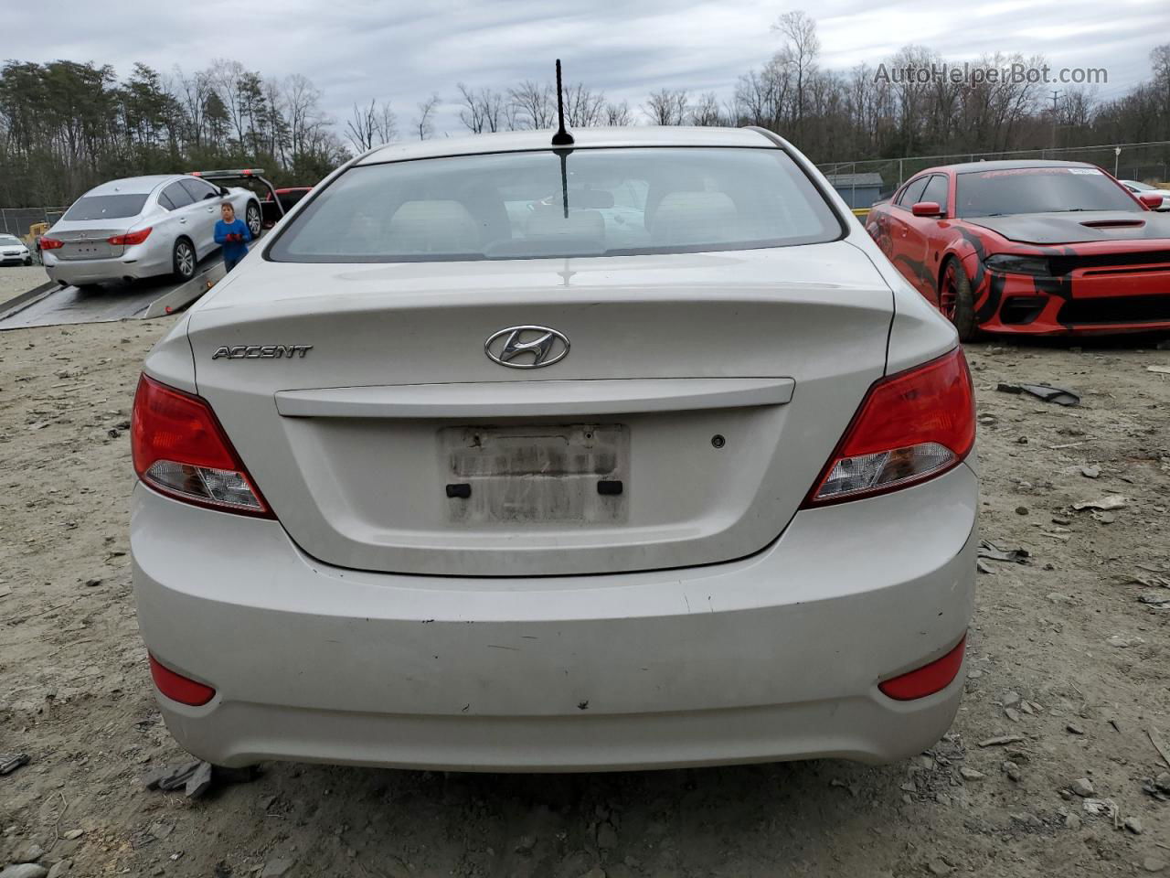 2016 Hyundai Accent Se Beige vin: KMHCT4AE2GU139020