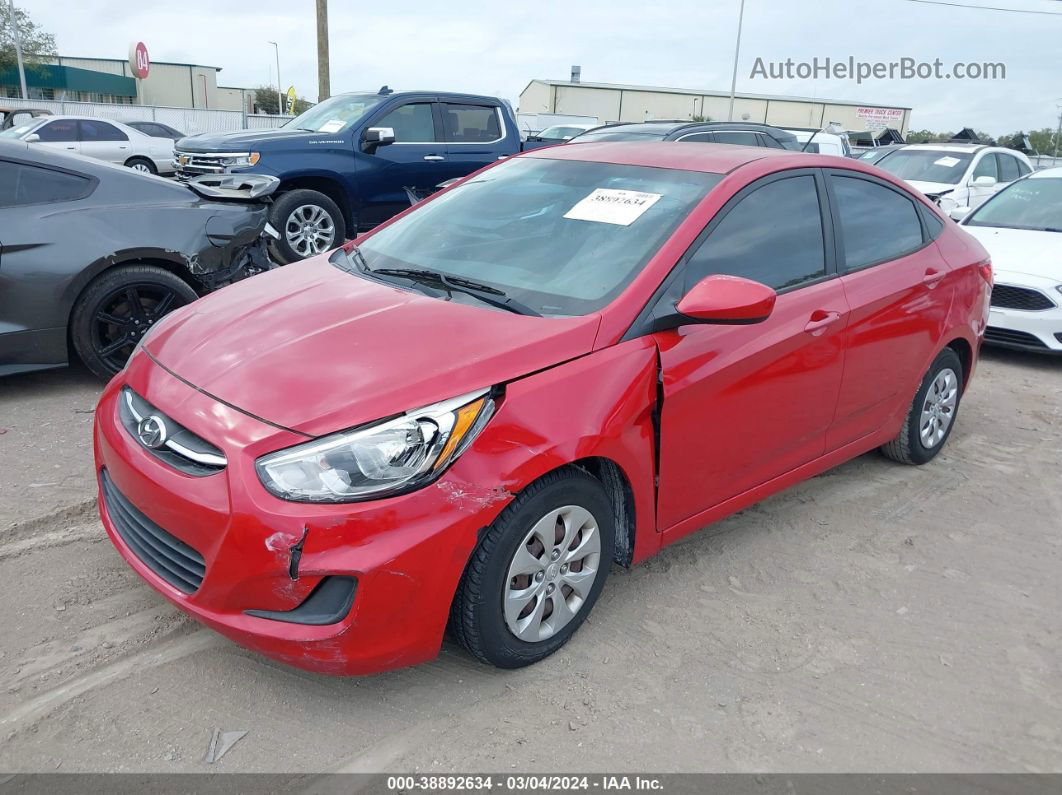 2016 Hyundai Accent Se Red vin: KMHCT4AE2GU942961