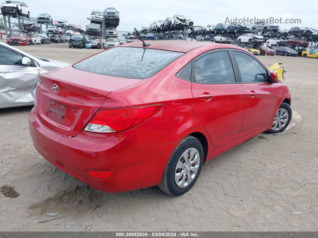 2016 Hyundai Accent Se Red vin: KMHCT4AE2GU942961