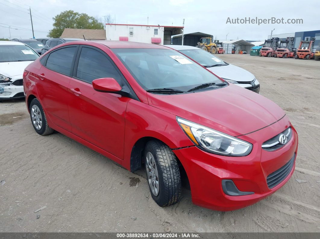 2016 Hyundai Accent Se Red vin: KMHCT4AE2GU942961