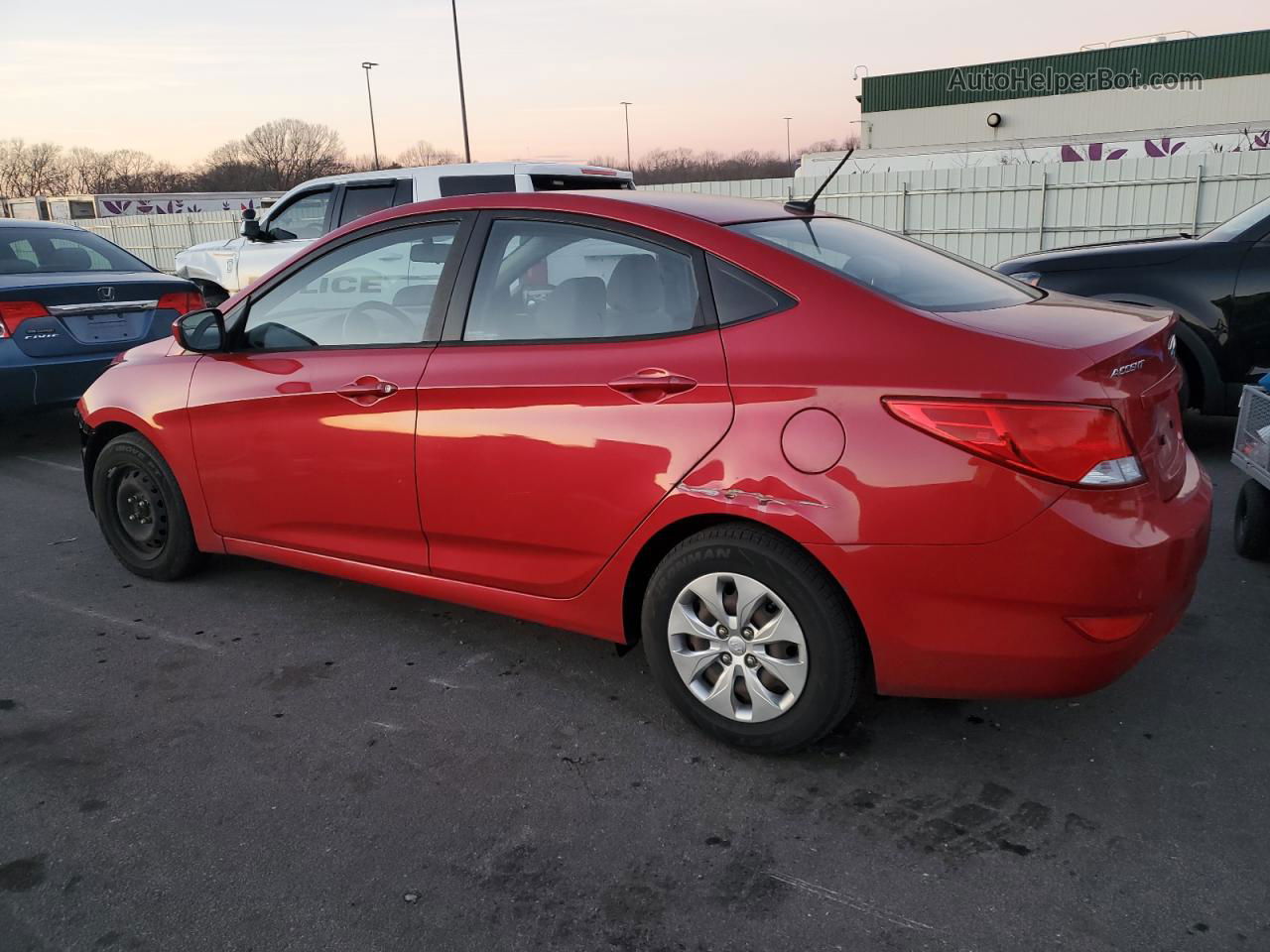 2016 Hyundai Accent Se Red vin: KMHCT4AE2GU956486