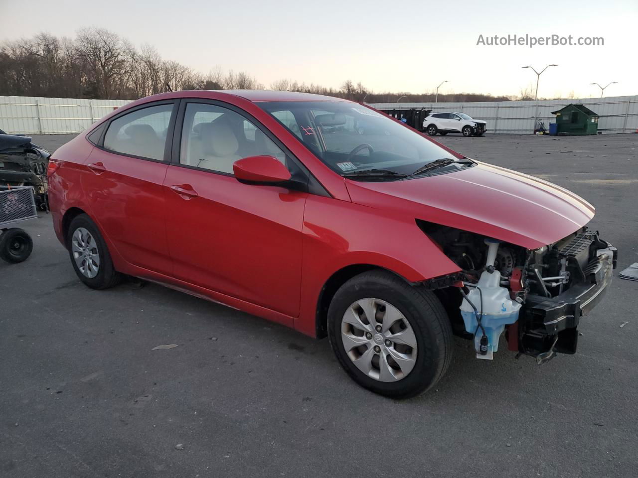 2016 Hyundai Accent Se Red vin: KMHCT4AE2GU956486