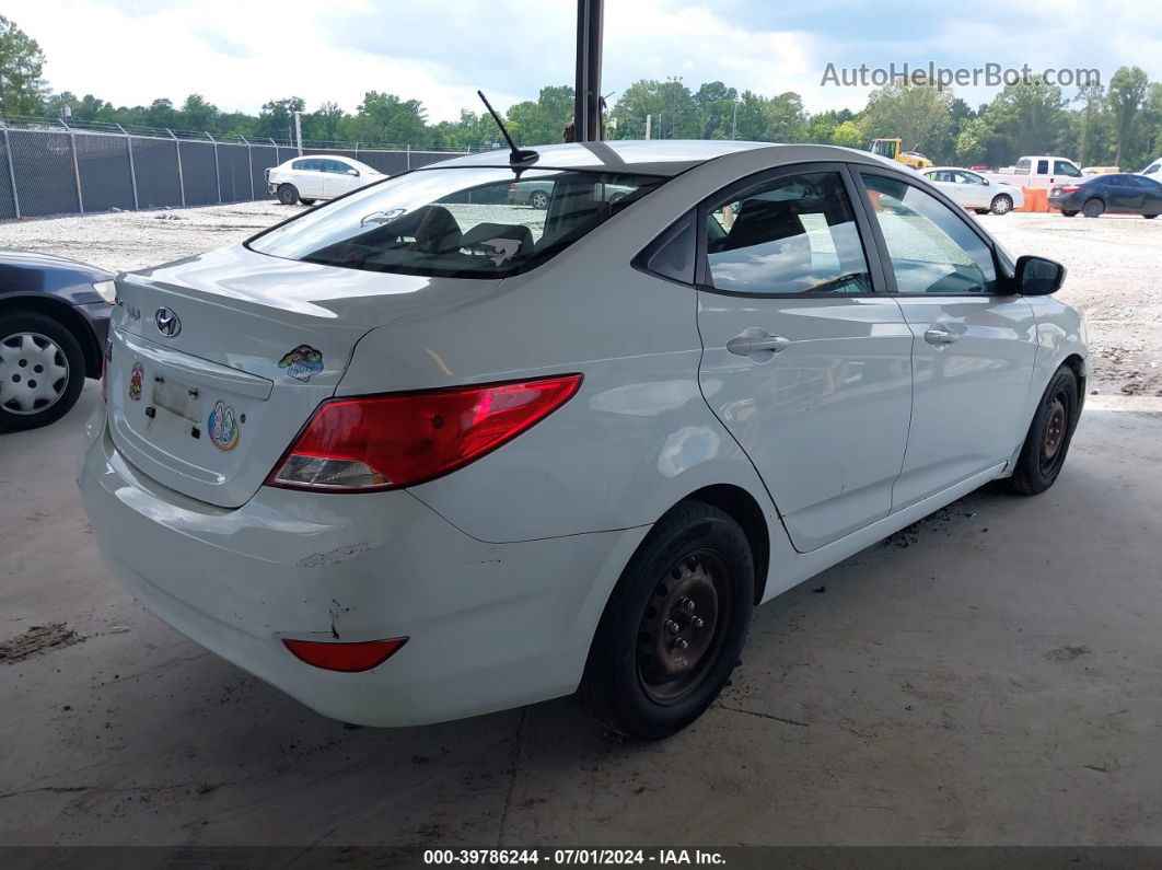 2016 Hyundai Accent Se White vin: KMHCT4AE2GU968105