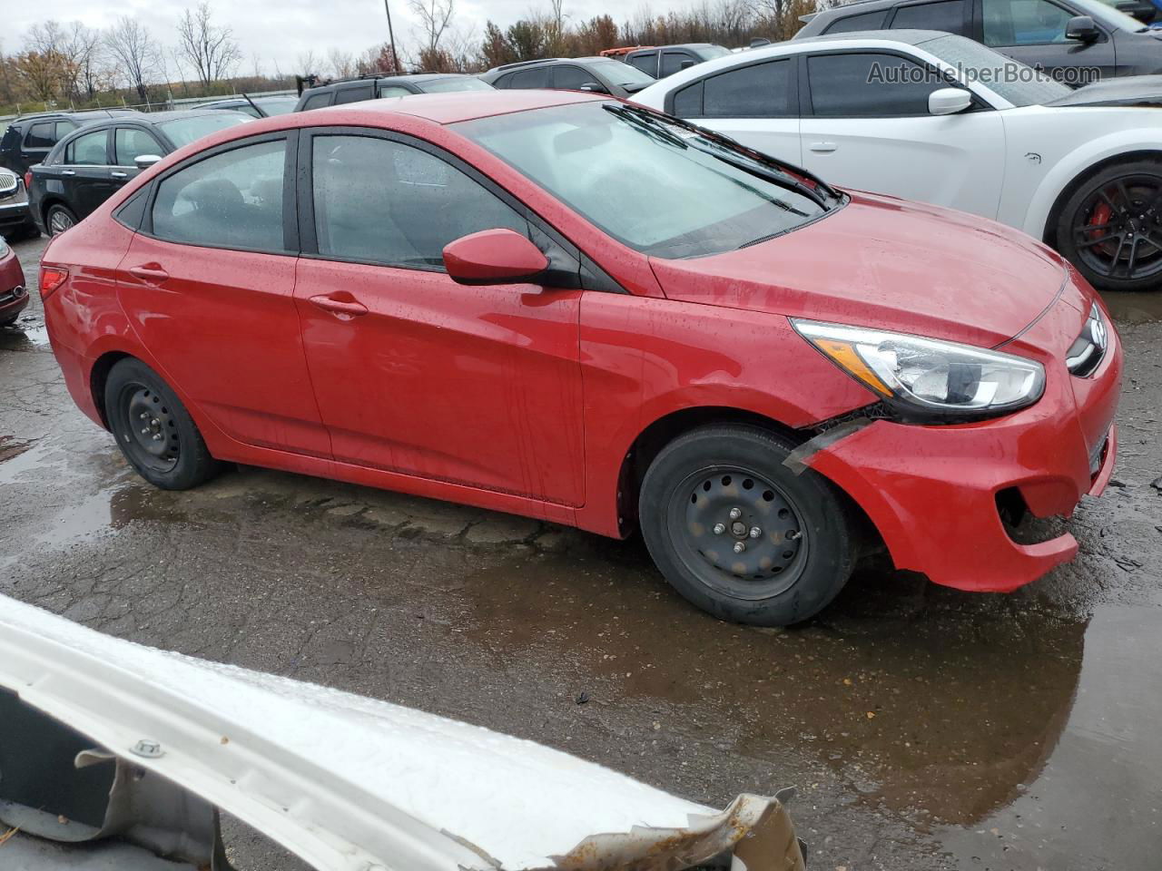 2016 Hyundai Accent Se Red vin: KMHCT4AE2GU974700